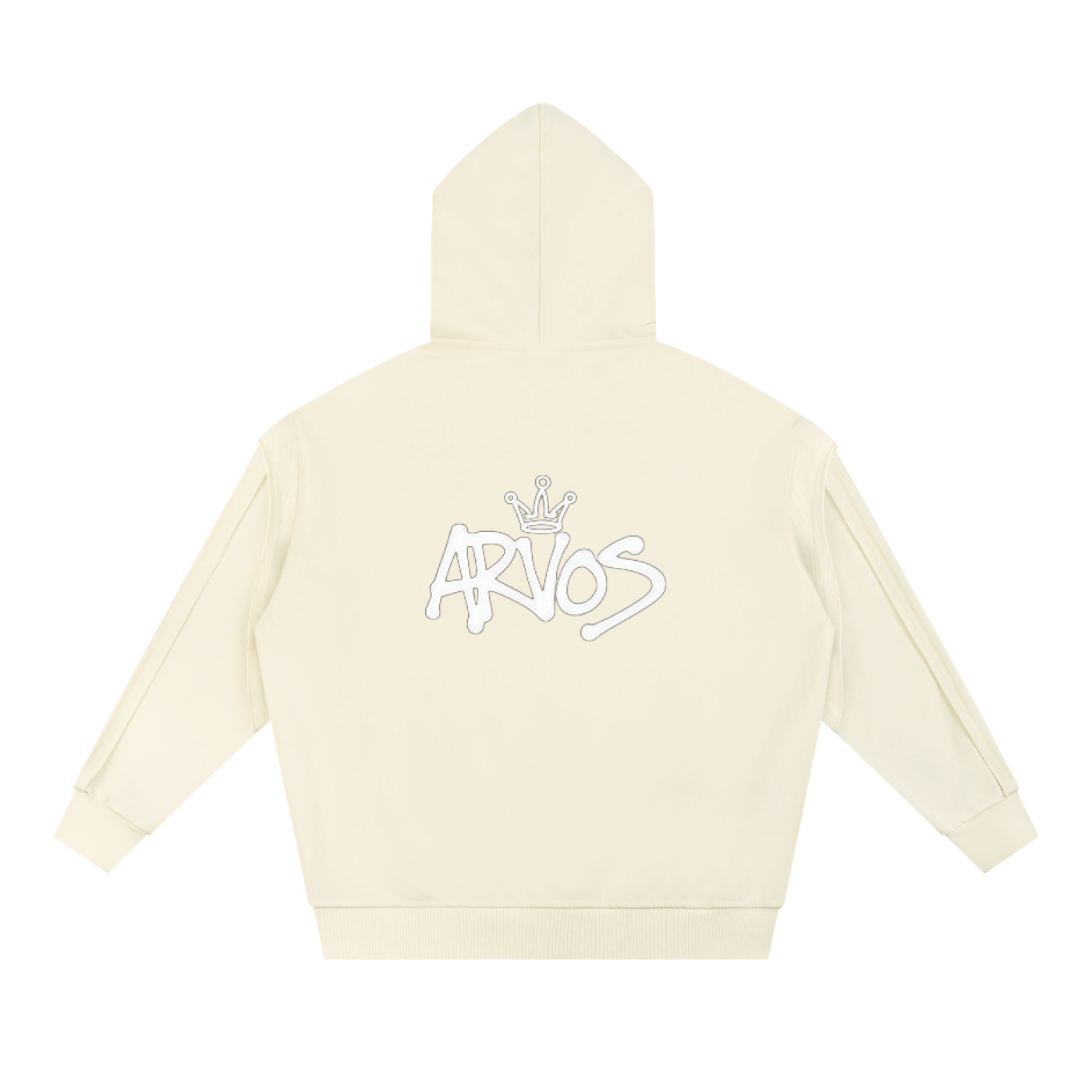 ARVOS Patchwork zip-up hoodie