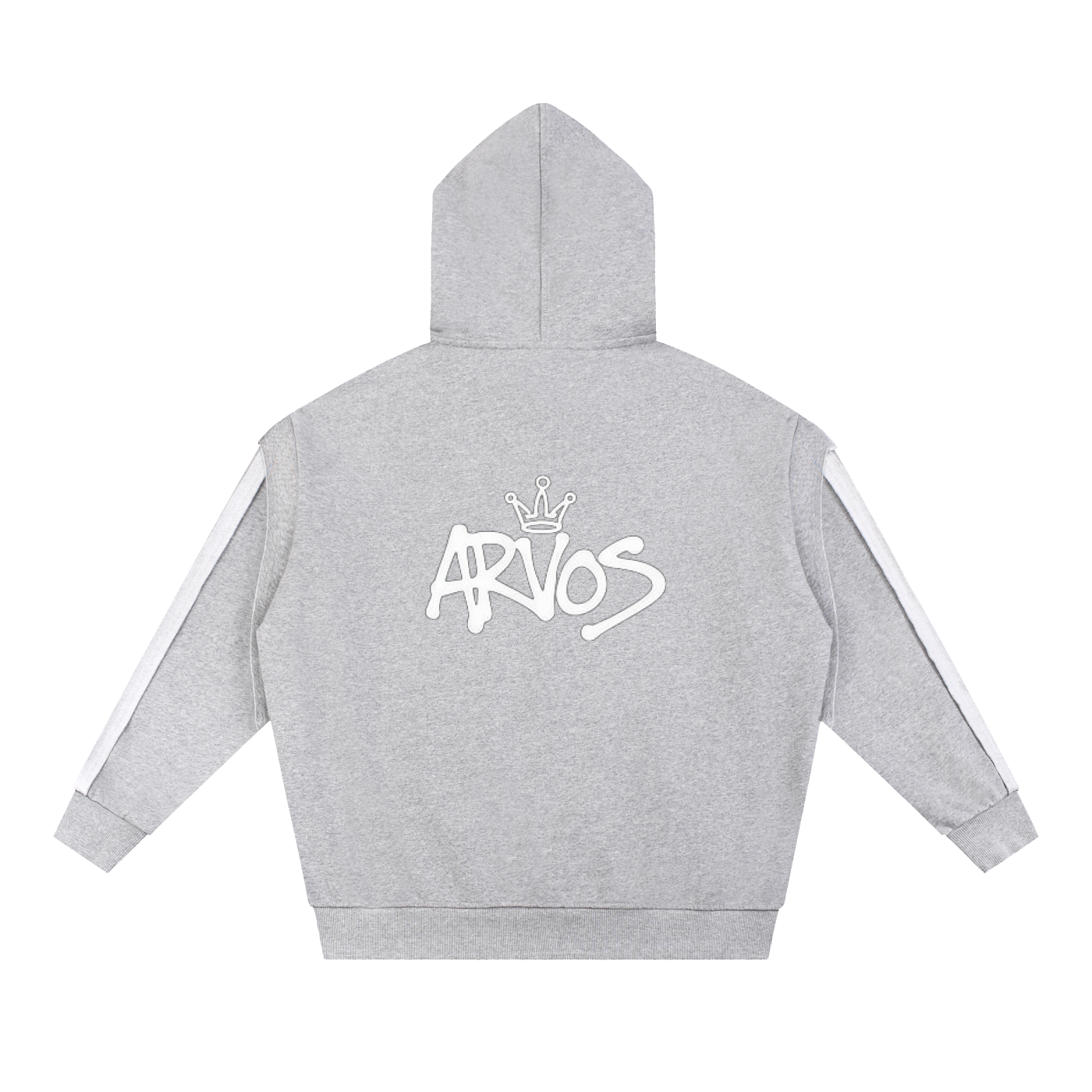 ARVOS Patchwork zip-up hoodie