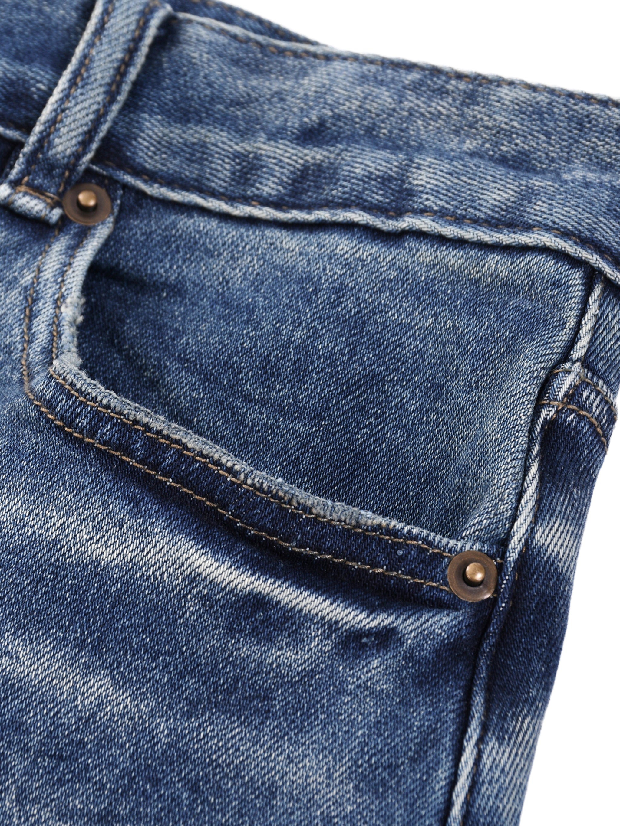 ARVOS Vintage Washed Wide‑Leg Jeans